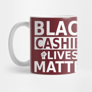 Black Cashier Lives Matter, Black History Month Cashiers , BLM Anti Racism Mug